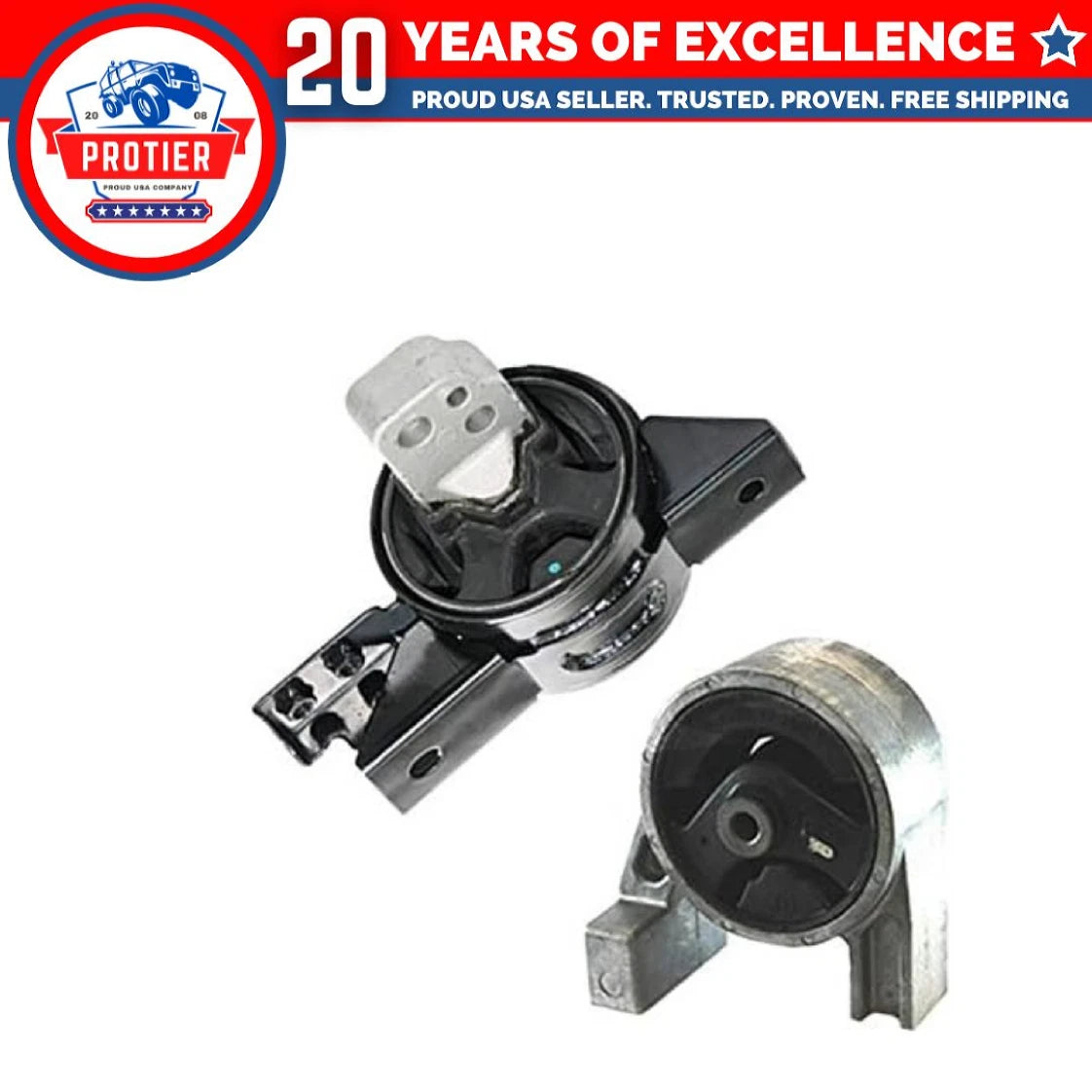 Engine Motor Mount 2PCS Set for 2006-2011 Hyundai Accent / KIA Rio Rio5 1.6L 6B93BC-57