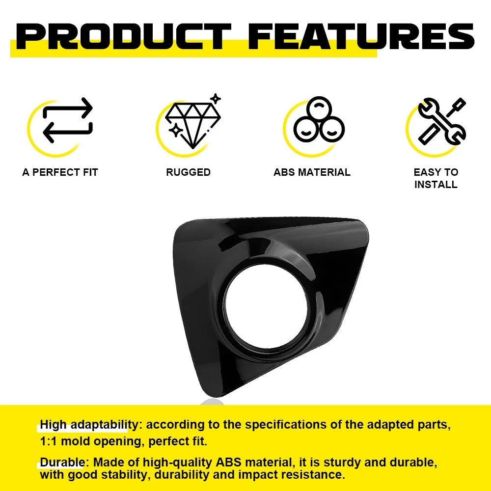 For 2014-2016 Toyota Corolla S Front Bumper Fog Light Lamp Cover Bezel Trim EOA 6B93BC-57
