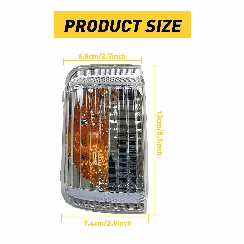 LEFT SIDE MIRROR TURN LIGHT SIGNAL COVER FOR 14-23 RAM PROMASTER 1500 2500 3500 6B93BC-57