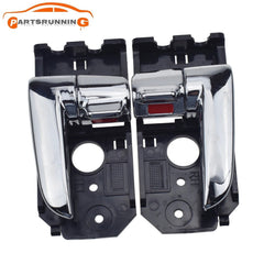 Front Rear LH & RH Interior Inner Door Handle Chrome For Kia Spectra 826102F000 6B93BC-57