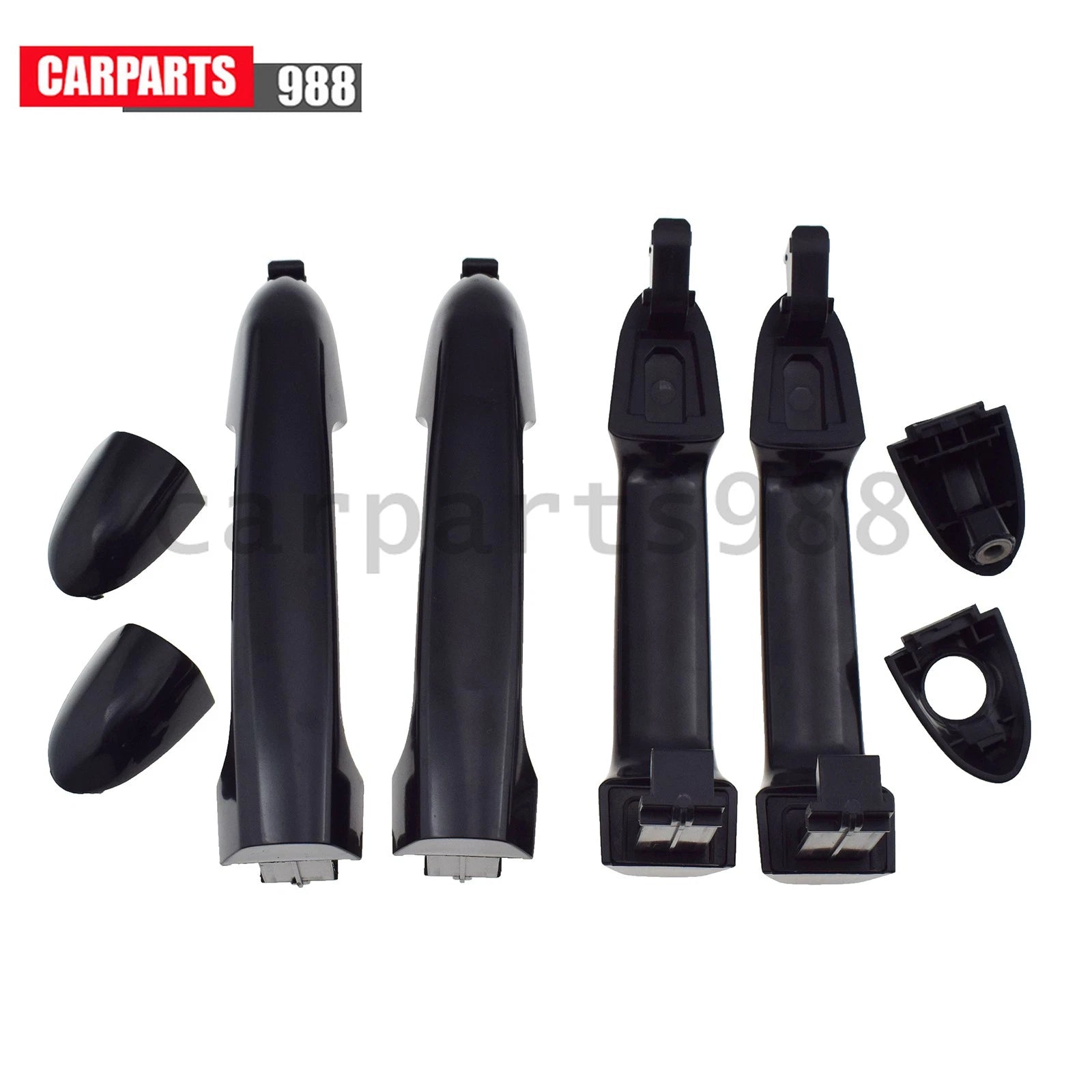 Black Exterior Door Handle Front Rear LH RH for Kia Rio 2012-2017 82651-1W010 6B93BC-57