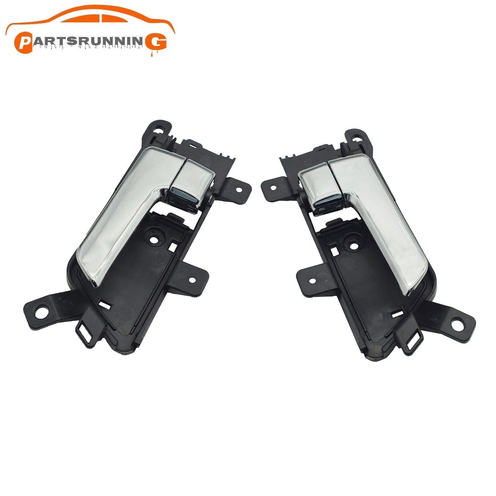 2PCS Left Right Chrome Interior Door Handle For Kia Borrego Mohave 2007-2015 6B93BC-57