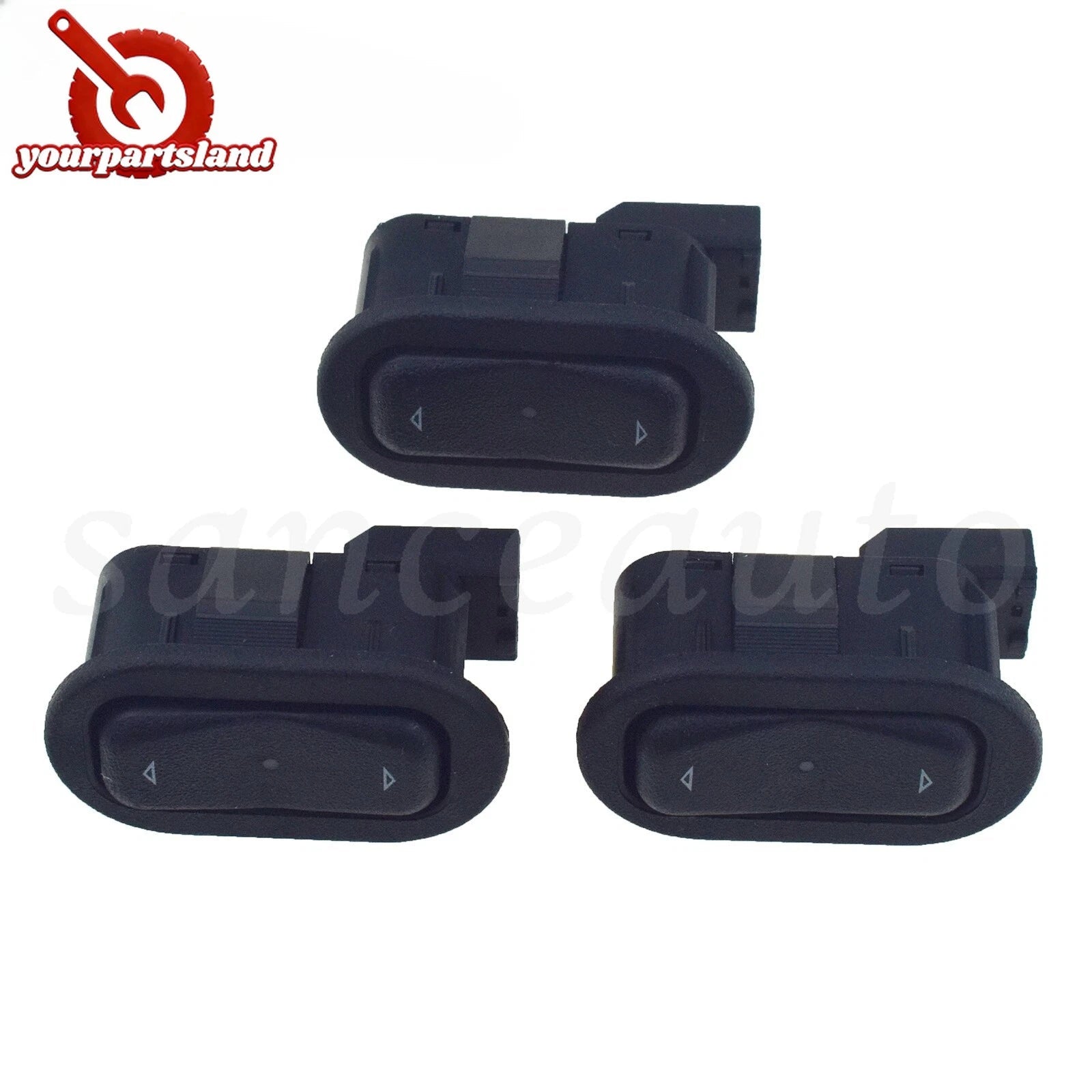 4PCS Power Window Control Switch For Opel Vauxhall Astra G Zafira A 1999-2005 6B93BC-57