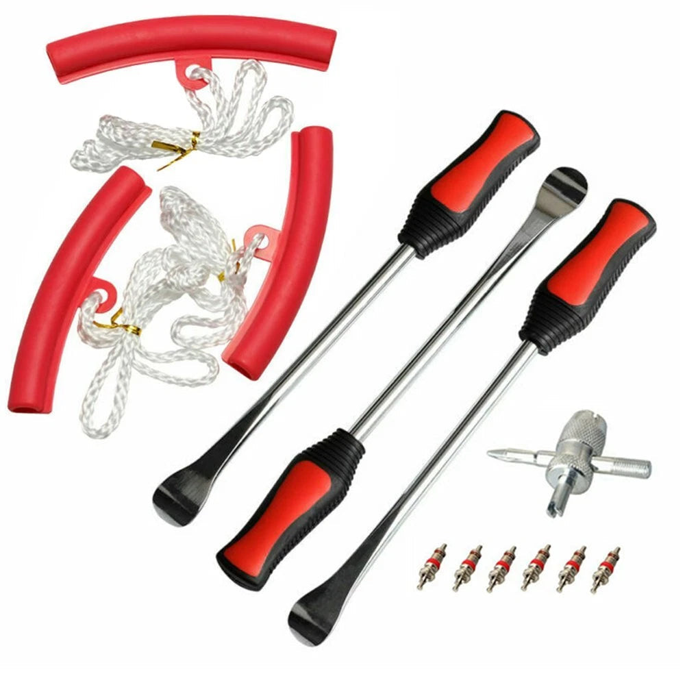 Motorcycle Spoon Tire Iron Change Kit Lever Repair Tool Rim Protectors Dirt Bike 6B93BC-57