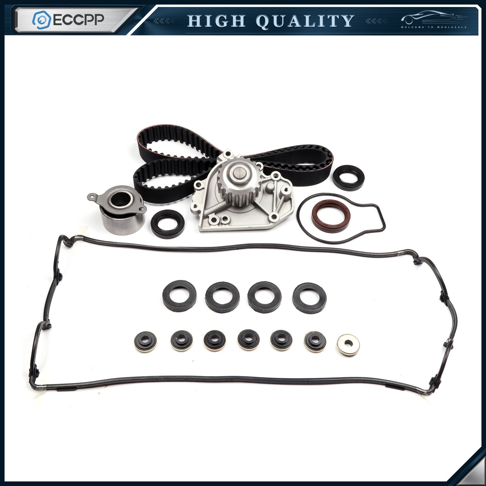 Timing Belt Water Pump Kit For 1998-2001 Honda CR-V 2.0L 1972CC l4 GAS DOHC KOEEP