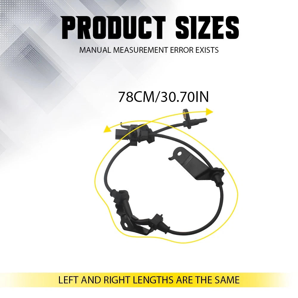 2X ABS Wheel Speed Sensor Front Left Right Fit For HONDA ACCORD 2008 2009-2012 A 6B93BC-57