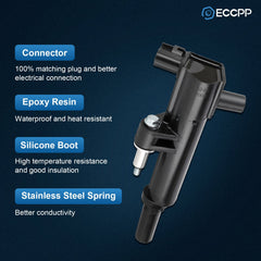 ECCPP 8 Ignition Coils For 2008-2009 Chrysler Aspen Dodge Dakota Durango V8 4.7L ECCPP