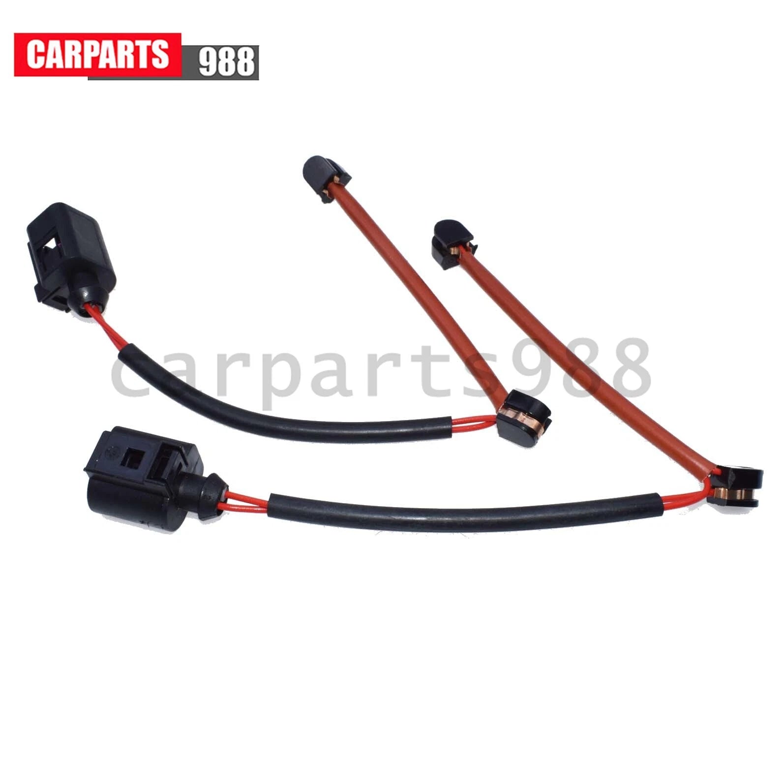 Pair Front Brake Pad Wear Sensor For VW Touareg Audi Q7 Cayenne 95561236500 6B93BC-57