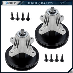 2 Spindle Assembly For MTD 46" T-1500 T-1600 T-1900 LT4600 618-06989 918-06989 KOEEP
