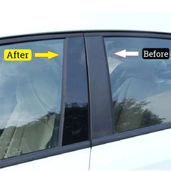 For Honda Civic Sedan 2016-2021 Black Glossy Pillar Post Door Trim Accessories A 6B93BC-57