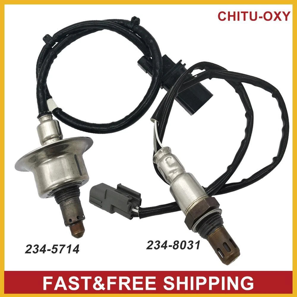 2PCS Up&Downstream Oxygen Sensor For Hyundai Santa Fe Sport 2017-2018 2.0L 2.4L 6B93BC-57