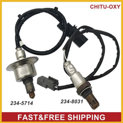 2PCS Up&Downstream Oxygen Sensor For Hyundai Santa Fe Sport 2017-2018 2.0L 2.4L 6B93BC-57