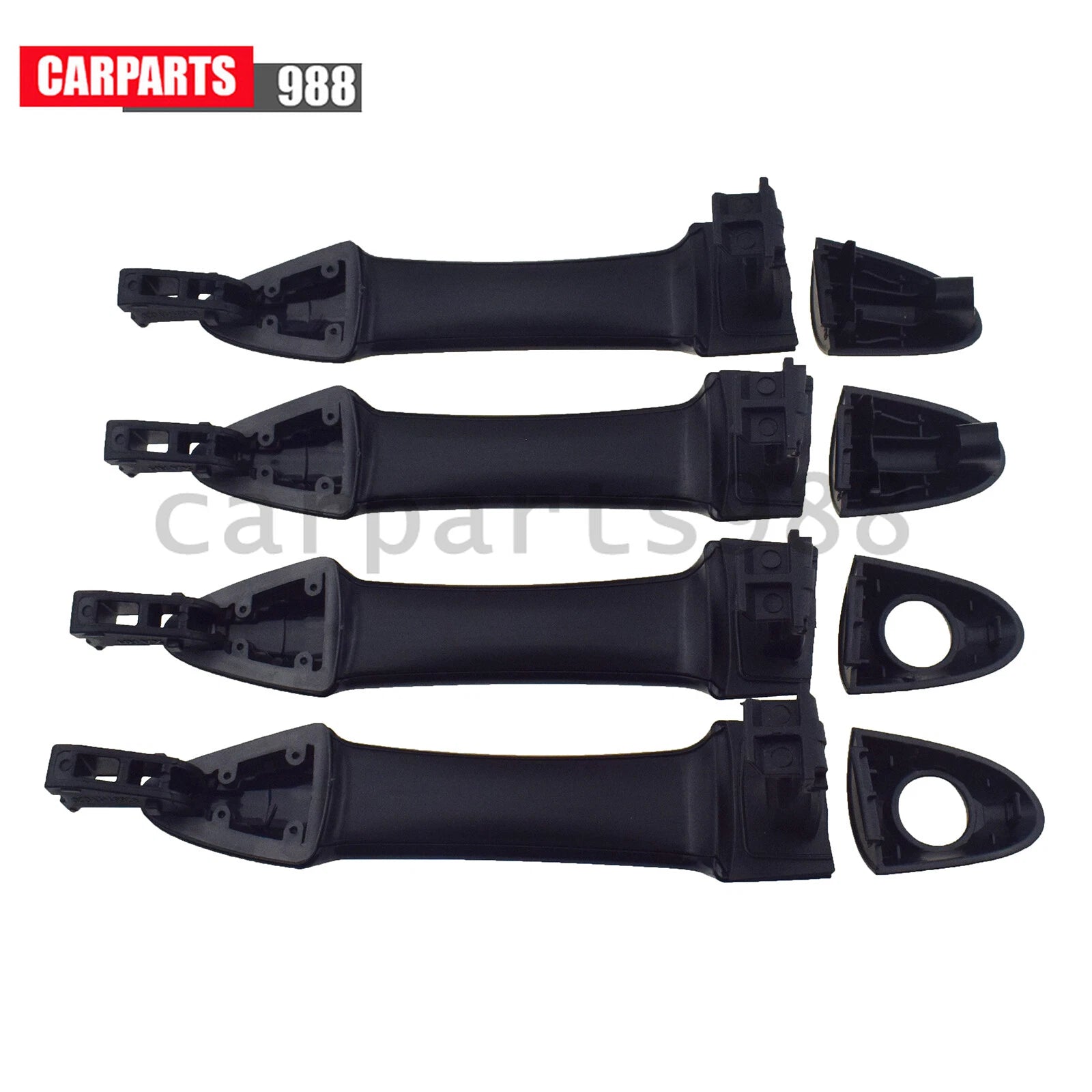 4Pcs Black Outside Door Handles For 2011-2016 Kia Picanto 826511Y000 826611Y000 6B93BC-57