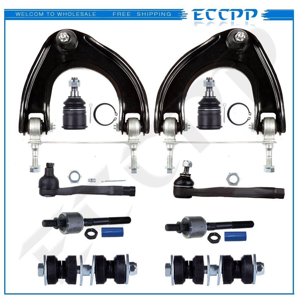 10pcs Front Control Arms Tie Rod Ends Sway Bars For Honda Civic CRX 1988-1991