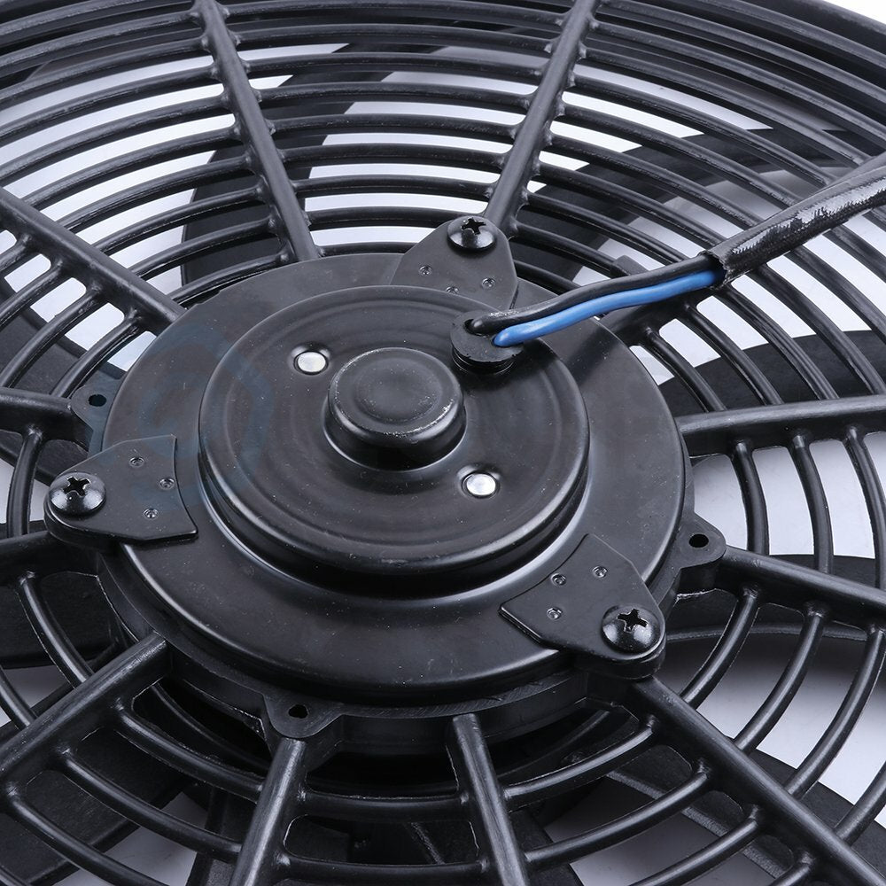 Condenser Radiator Cooling Fan Universal 16" Inch For 1999 2000-2017 Ford F-350 6B93BC-57