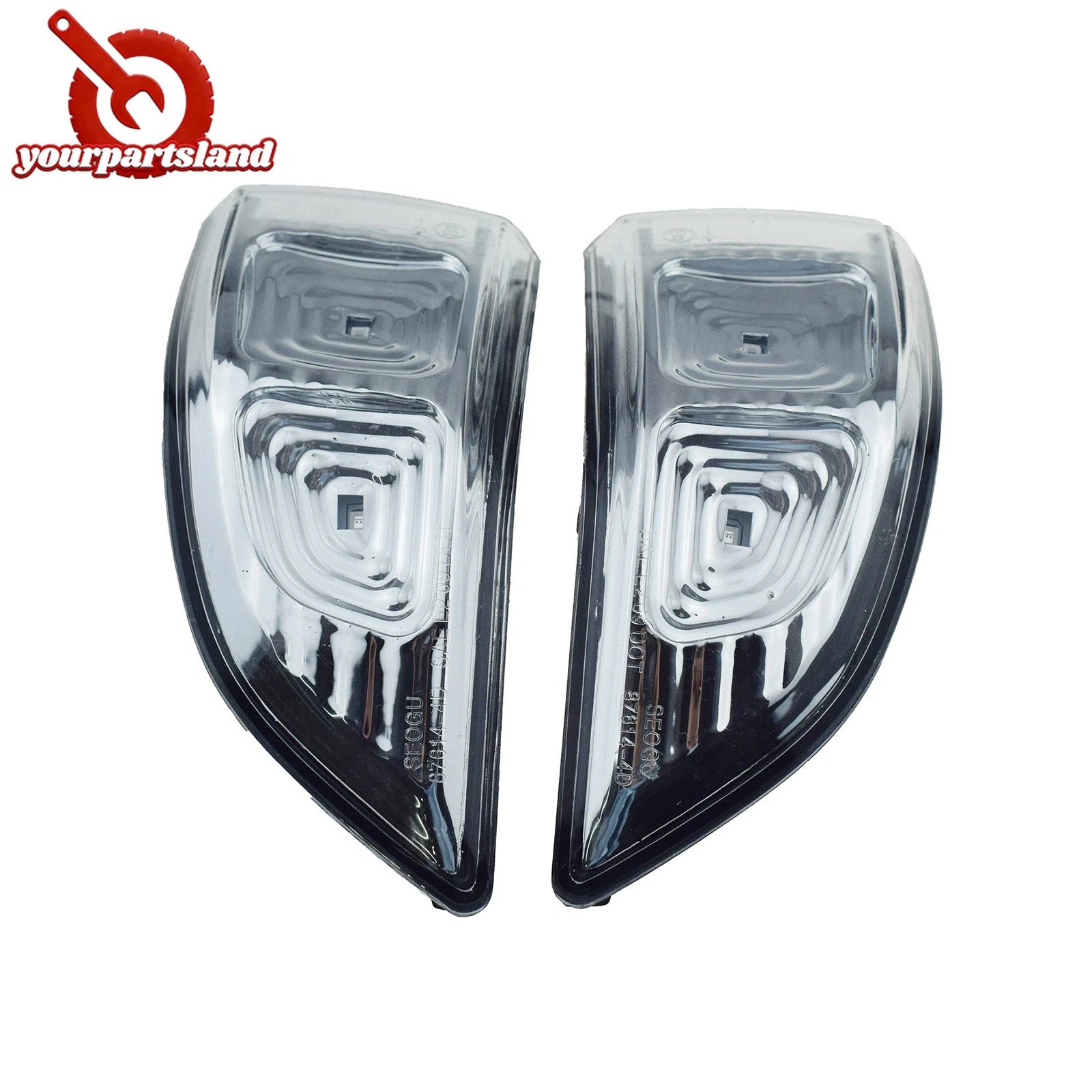 2PCS Outside Mirror Signal Lamp Front Left Right For KIA Sedona Carnival 10-14 6B93BC-57