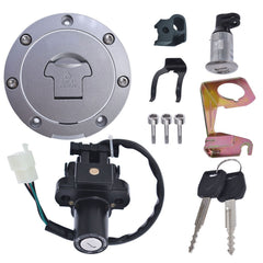 Ignition Switch Fuel Gas Cap Seat Lock Key Set For Honda CBR1000RR 2004-2007