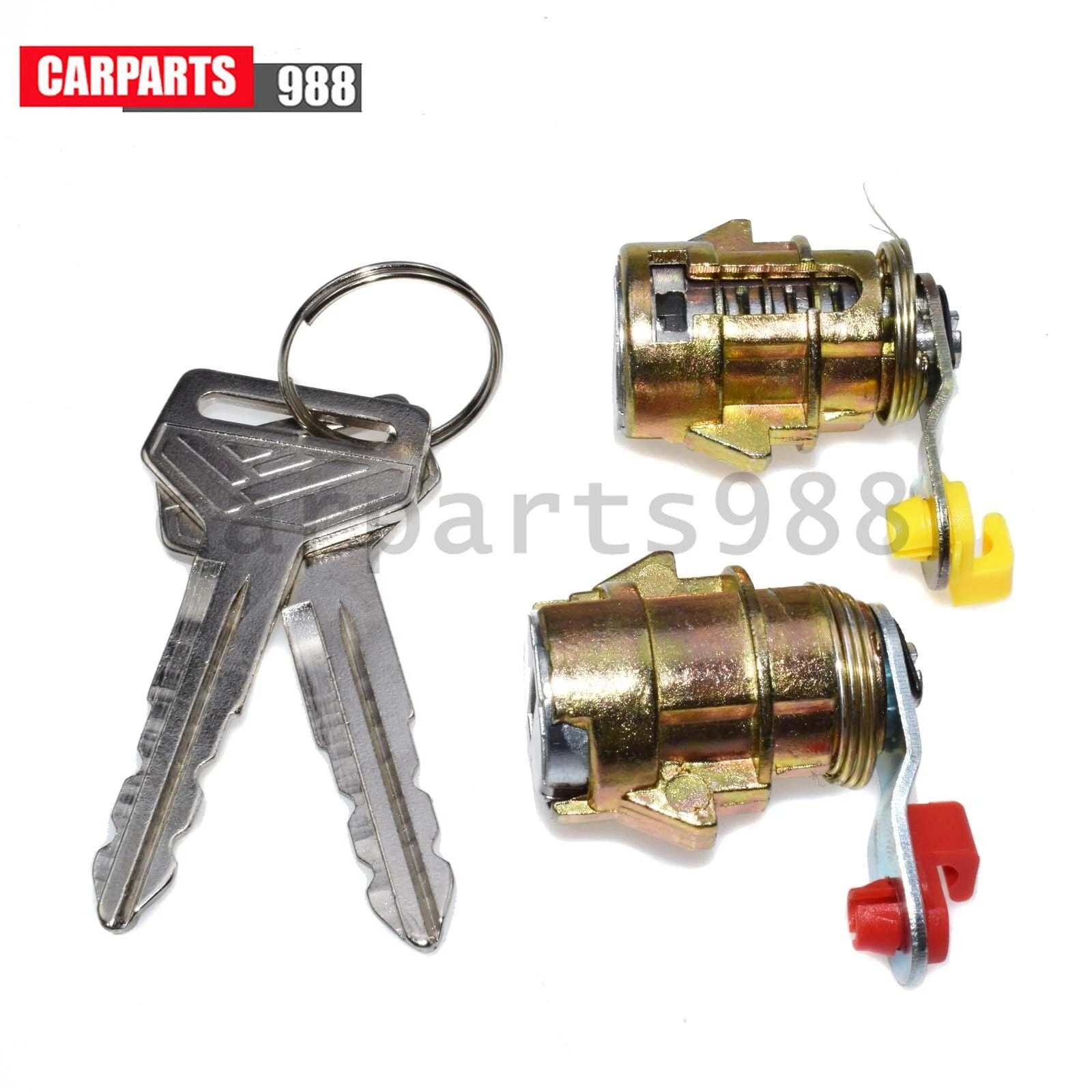 Door Lock Cylinder Set with Keys for Toyota Pickup 1989-1995 4Runner 1989-1998 6B93BC-57