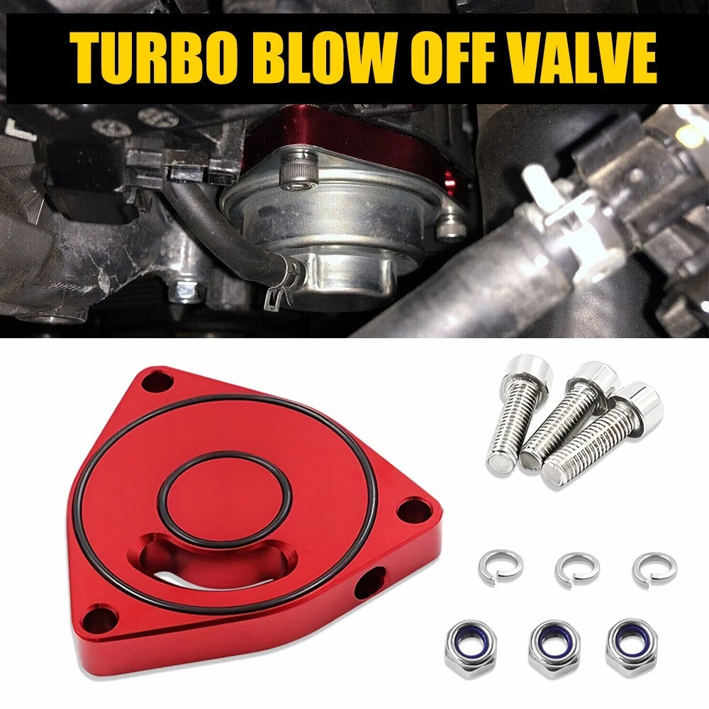 Turbo Blow Off Valve Plate Spacer BOV Fit 2015-2021 Honda Civic Vortex Red EOA 6B93BC-57