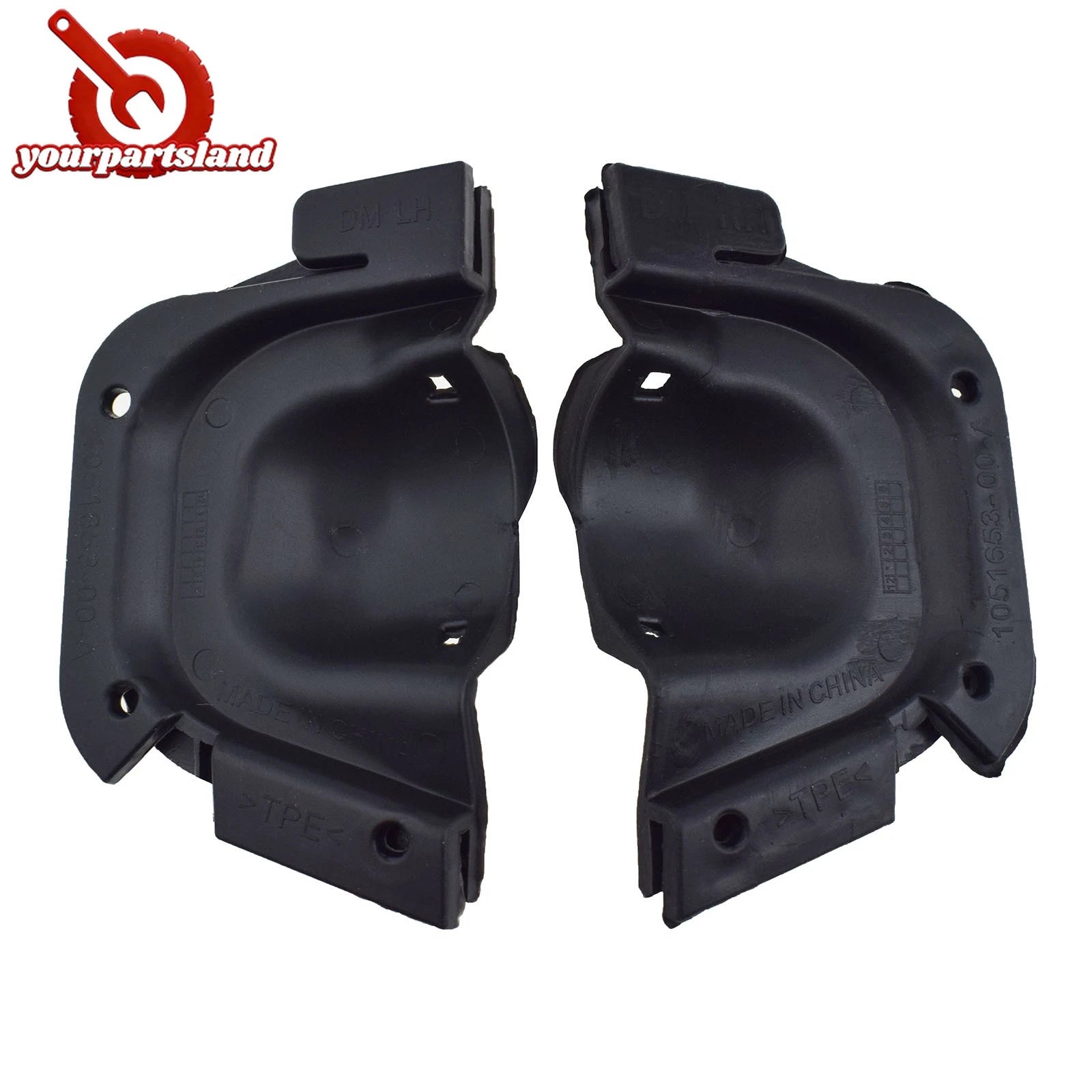 For Tesla Model S/X 12-20 LH/RH Wheel Liner Sensor Cover 105165300A 105165200A 6B93BC-57