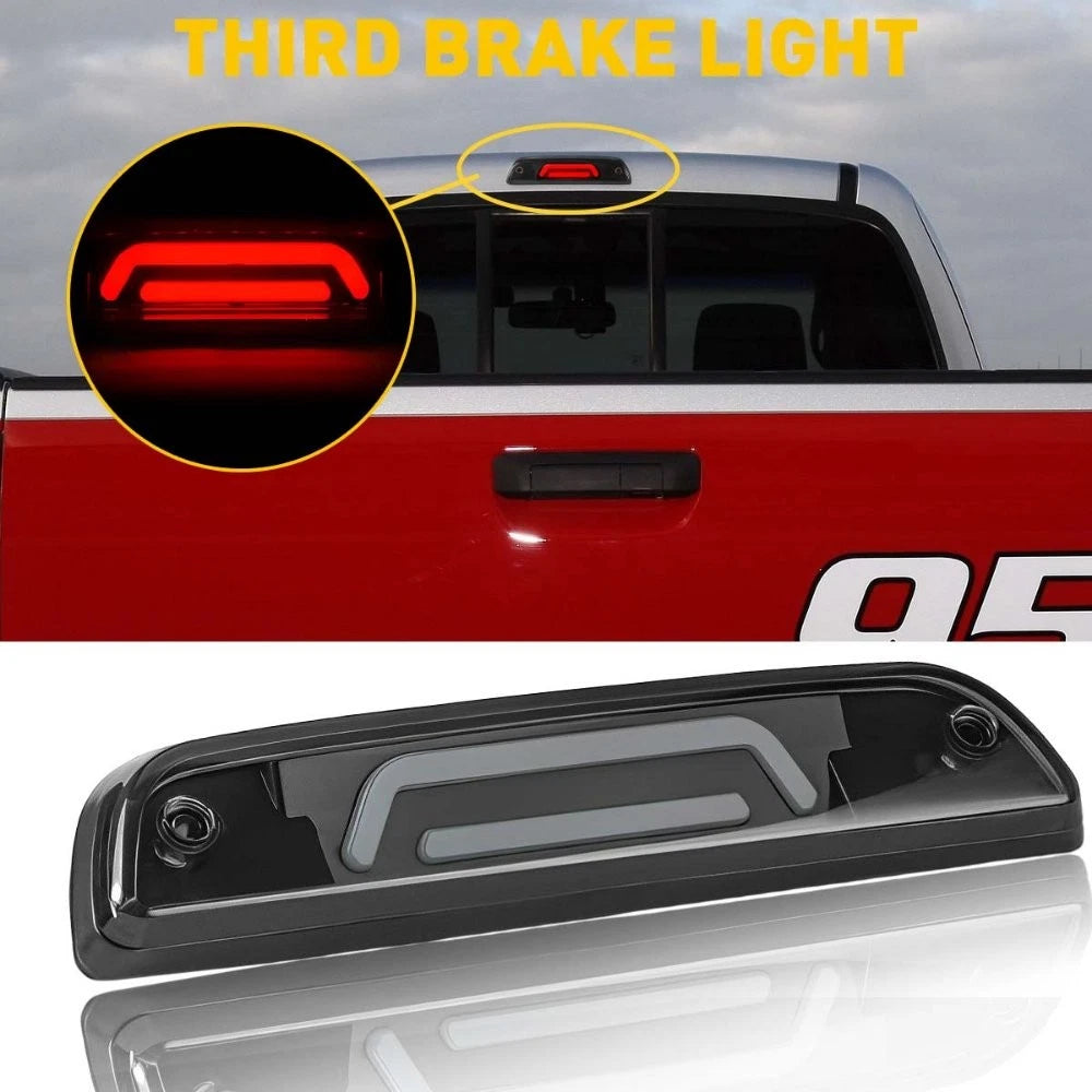 FOR 1995 -2017 TOYOTA TACOMA RED LED THIRD 3RD TAIL BRAKE LIGHT STOP LAMP SMOKED 6B93BC-57