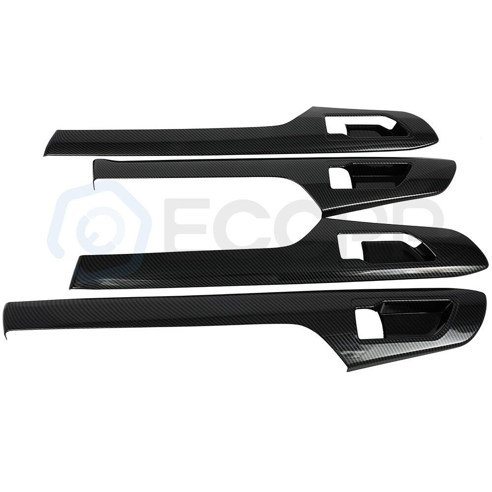 For 20-22 Toyota Highlander Door Molding Trim Carbon Fiber Front Rear Left Right 6B93BC-57