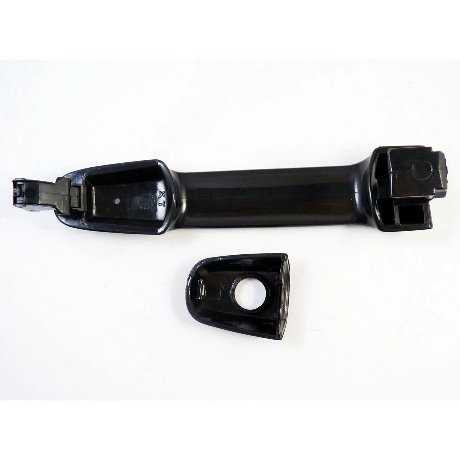 FOR Toyota Pontiac Outside Exterior Door Handle With Keyhole Front Smooth Black 6B93BC-57