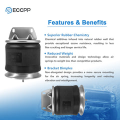 Pair Air Suspension Air Springs Bag W01-358-9616 For ContiTech Goodyear 1R11-242