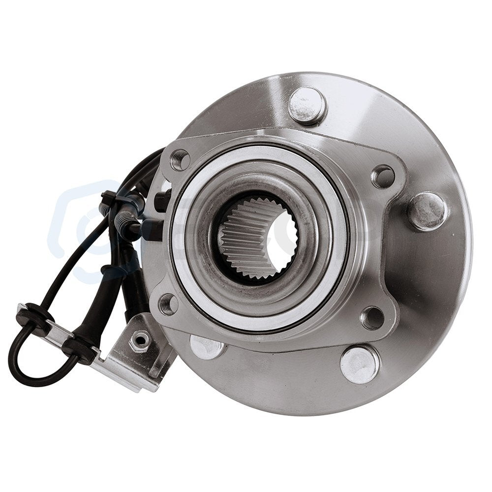 Front Suspension Wheel Hub Bearing + Brake Rotor Pad For 2008-2016 Grand Caravan 6B93BC-57