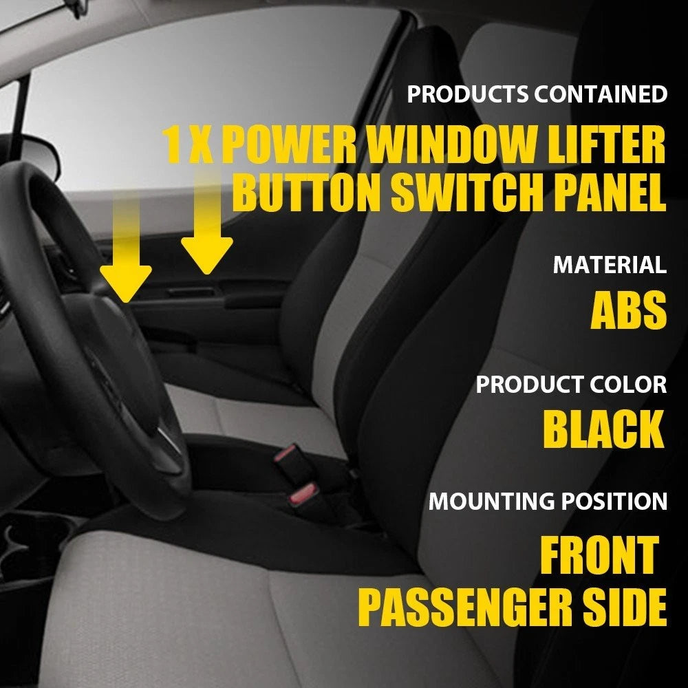 FRONT PASSENGER WINDOW LOCK SWITCH BEZEL TRIM PANEL FOR 2012-2015 TOYOTA YARIS A 6B93BC-57