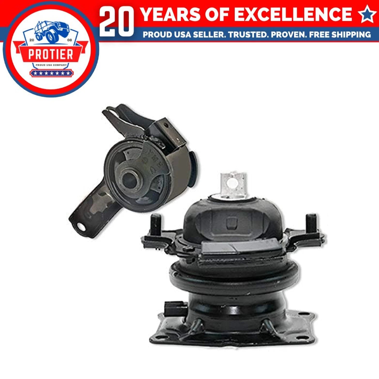 Engine Motor Mount 2PCS Set Compatible for 2005-2006 Honda Odyssey 3.5L i-VTEC 6B93BC-57