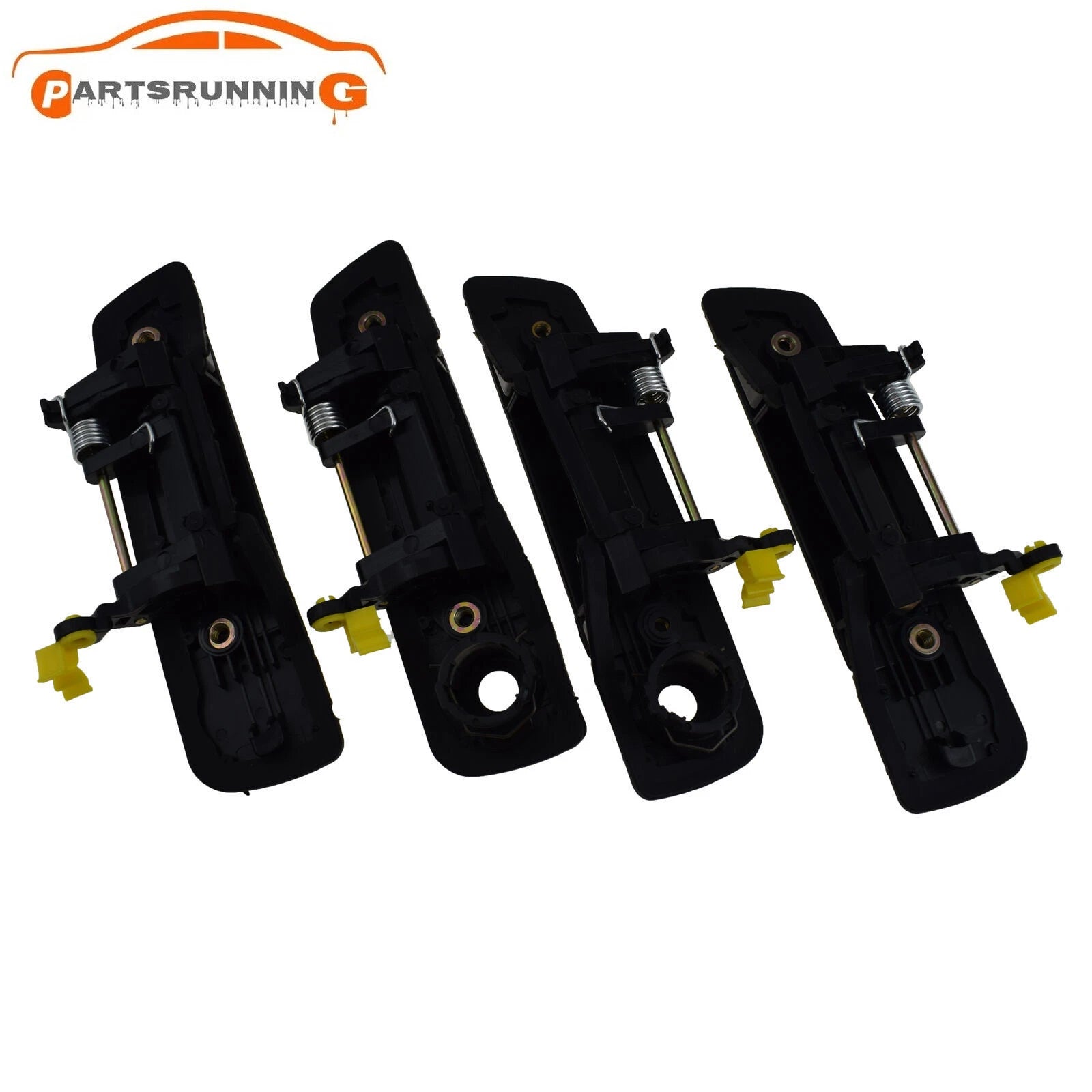 4PCS Front Rear Exterior Door Handles For 2000-05 Eclipse 01-05 Sebring Stratus 6B93BC-57