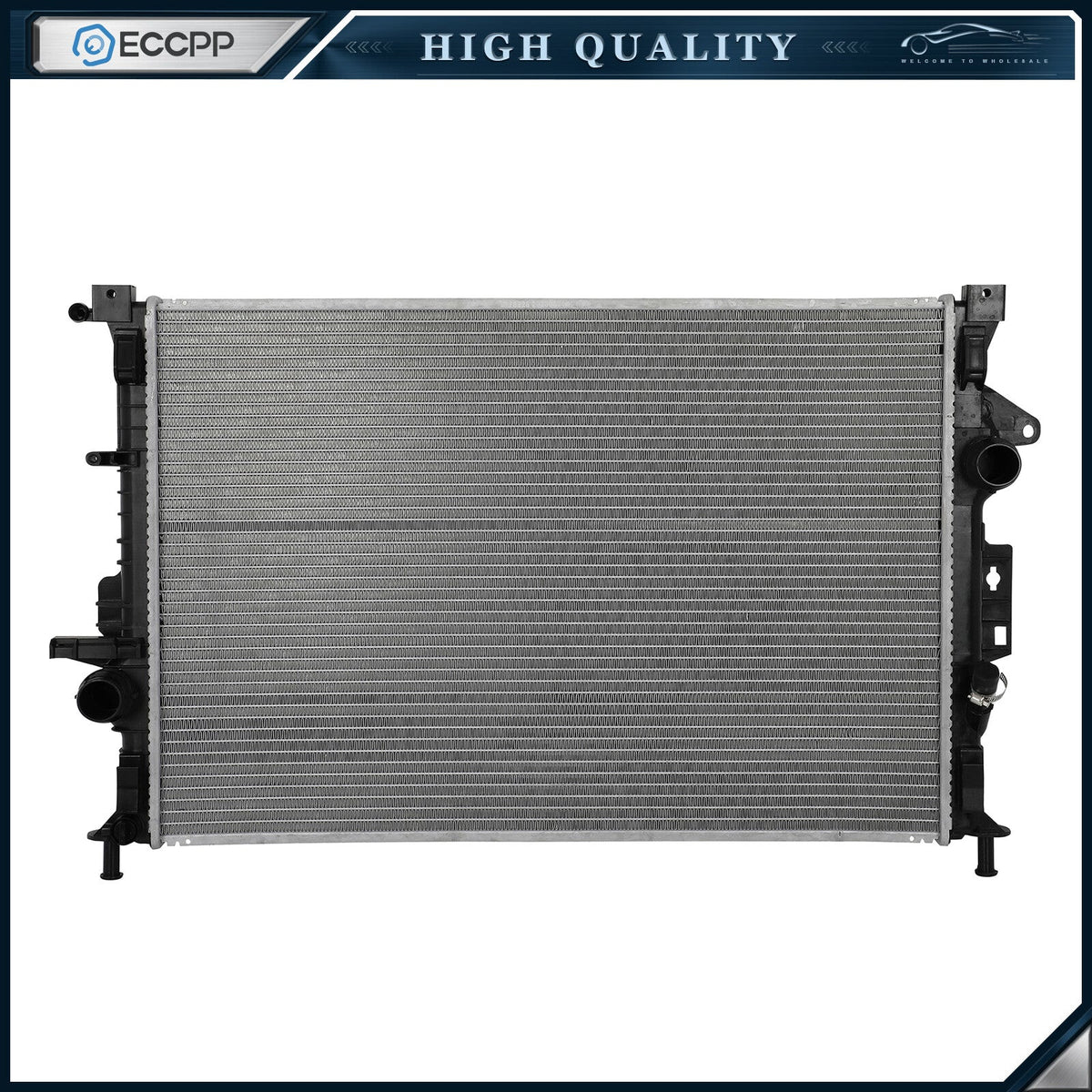 Replacement Aluminu Radiator For 2014 2015 2016 2017 2018 2019 Ford Escape 6B93BC-57
