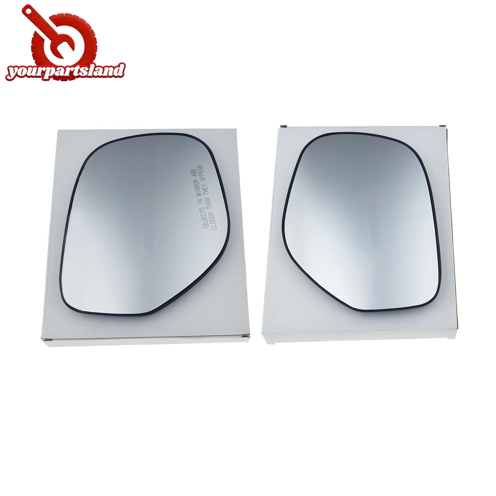Heated Mirror Glass w/ Backing Plate for Mitsubishi Outlander 10-13 Left Right 6B93BC-57