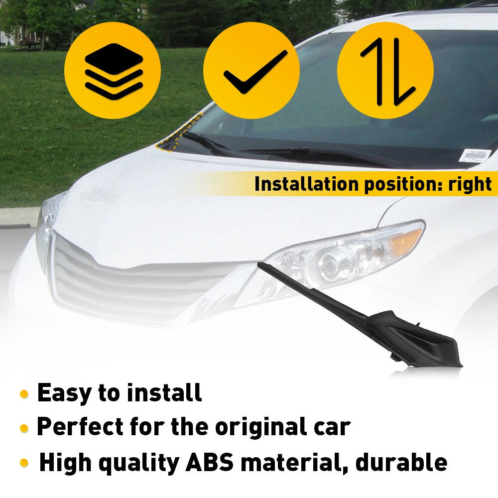 Front To Fender Cowl/Hood Side Seal 5386608020 For 2011-2020 Toyota Sienna Right 6B93BC-57