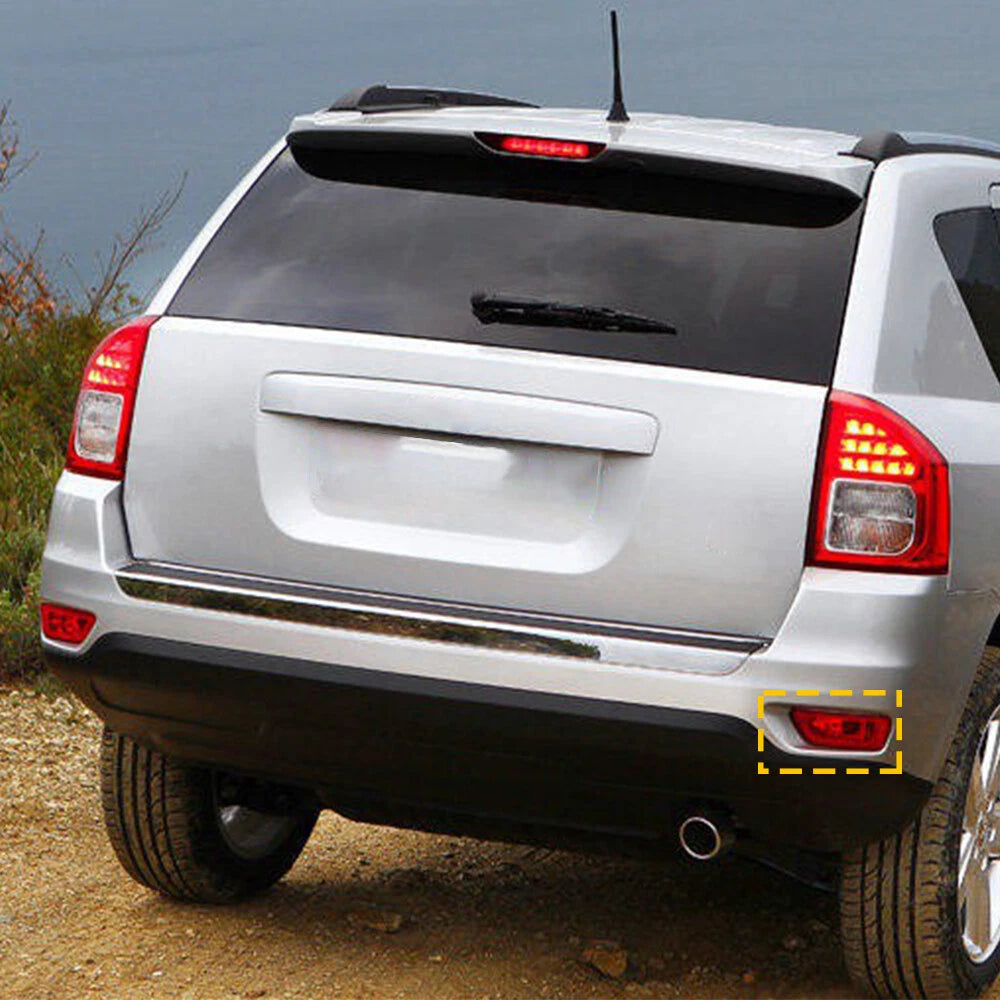 FOR 2011-2017 JEEP COMPASS BUMPER REAR REFLECTOR TAIL LAMP PASSENGER CASE SIDE 6B93BC-57