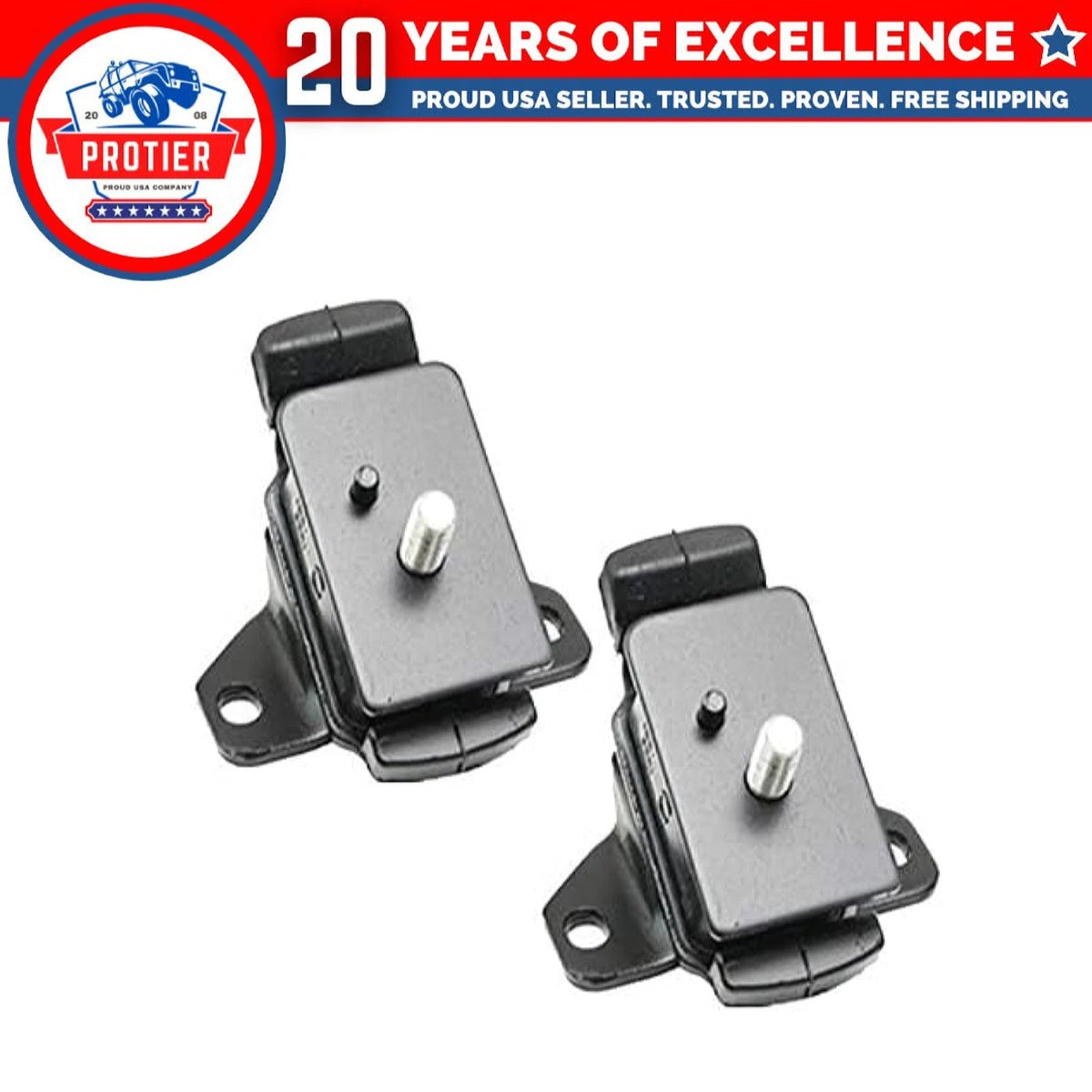 Front Motor Mount Set 2PCS for Toyota 4Runner 3.4L: A7273, A7273 6B93BC-57