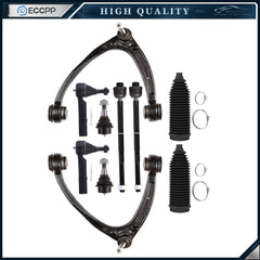 Front Control Arm Ball Joint Tie Rod For 07-14 Cadillac Escalade Chevrolet Tahoe