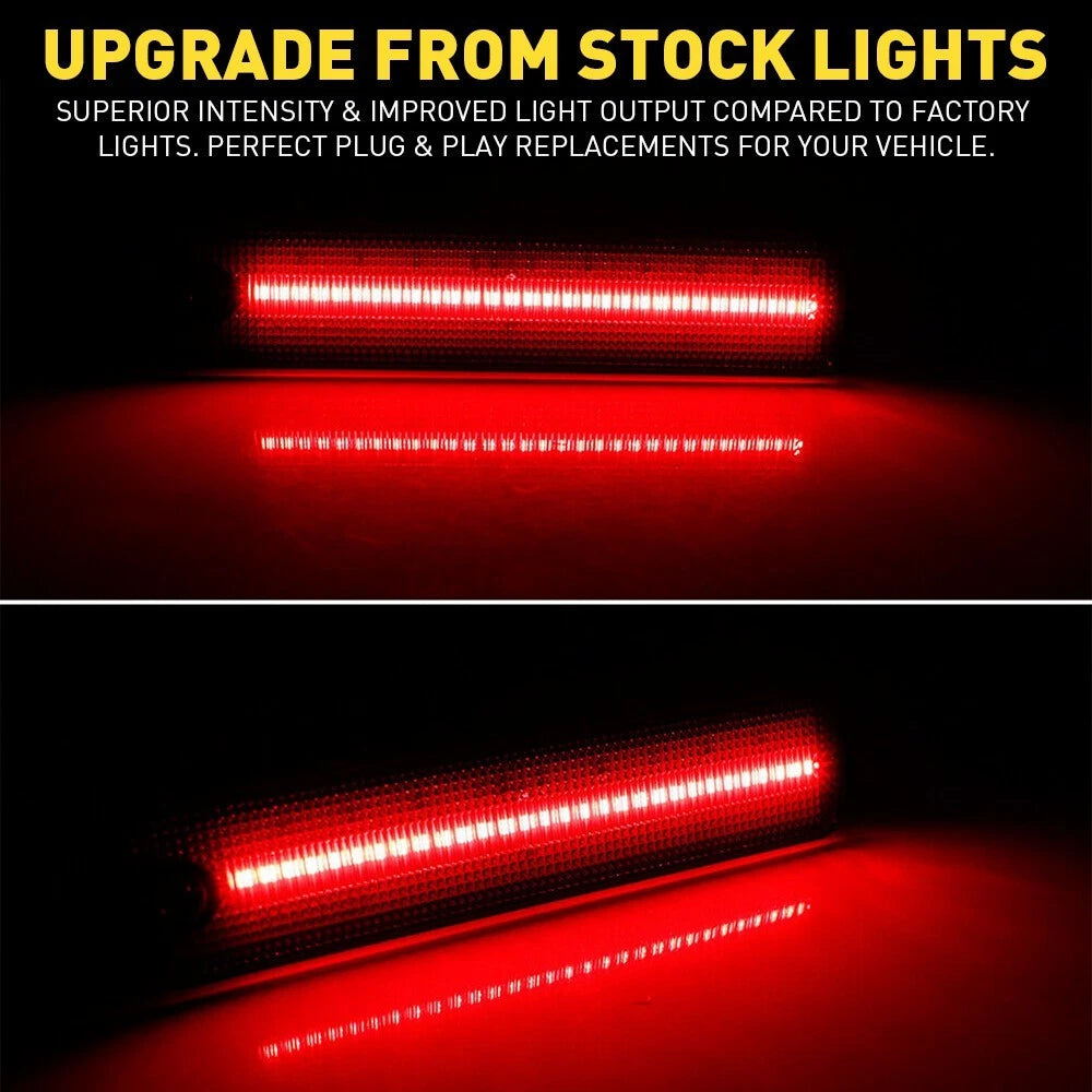 4x Smoke For 98-02 Pontiac Trans Am Firebird LED Front & Rear Side Marker Lights 6B93BC-57