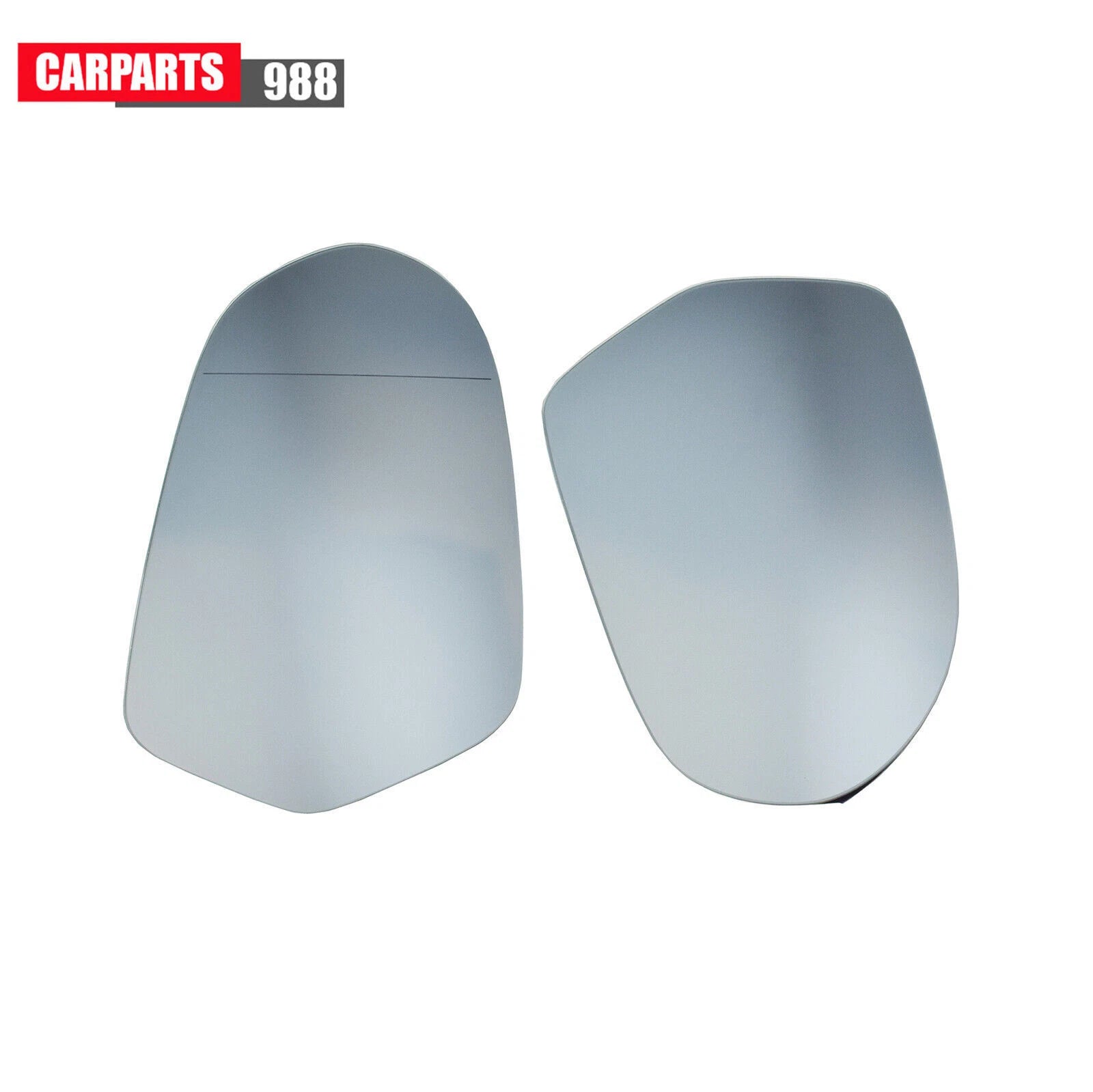 Pair Left Right Rearview Mirror Glass Heated For Audi A6 C7 C7.5 S6 4G 2012-2018 6B93BC-57