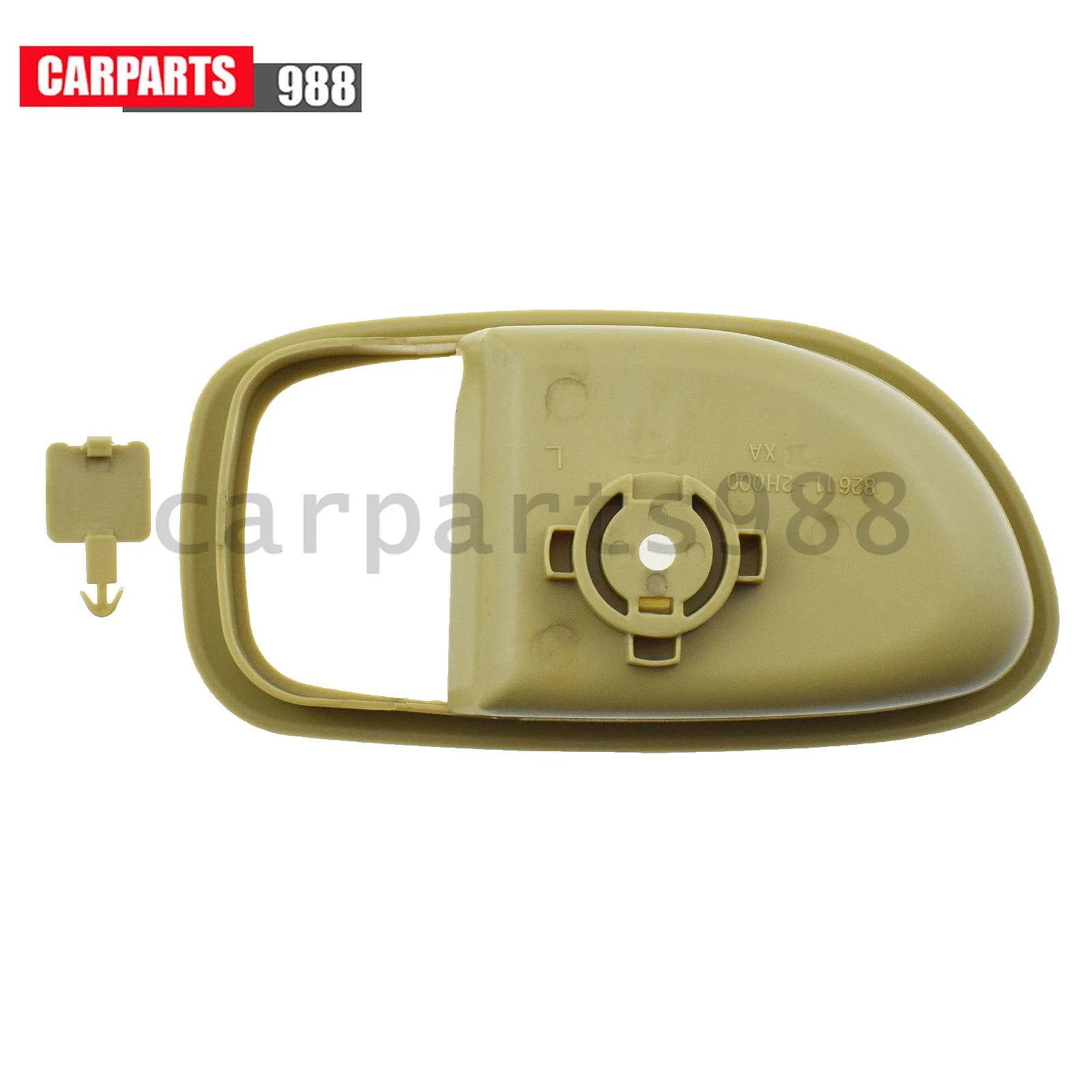 Left Beige Interior Door Handle Bezel For 2007-2010 Hyundai Elantra 82611-2H000 6B93BC-57