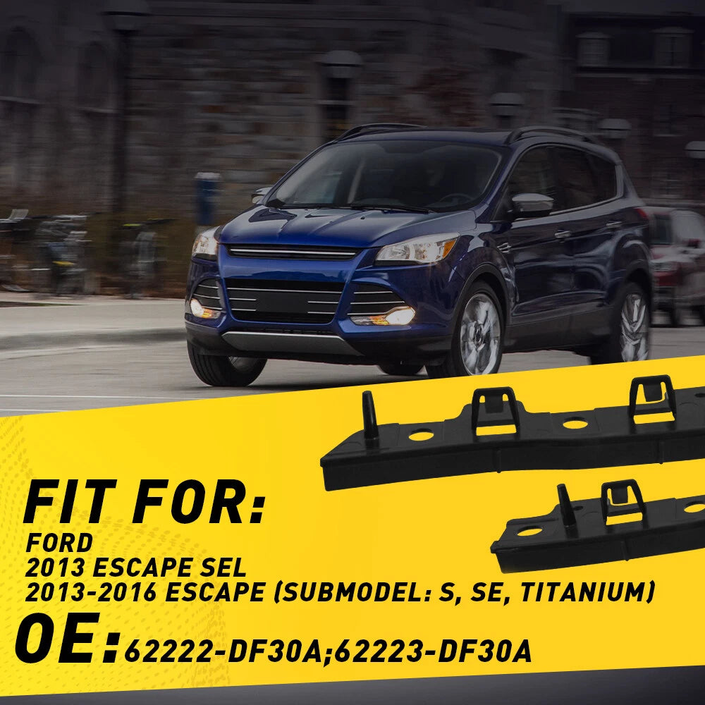Bumper For Bracket 2013-2016 Ford Escape Set of 2 Front Passenger & Driver Side 6B93BC-57