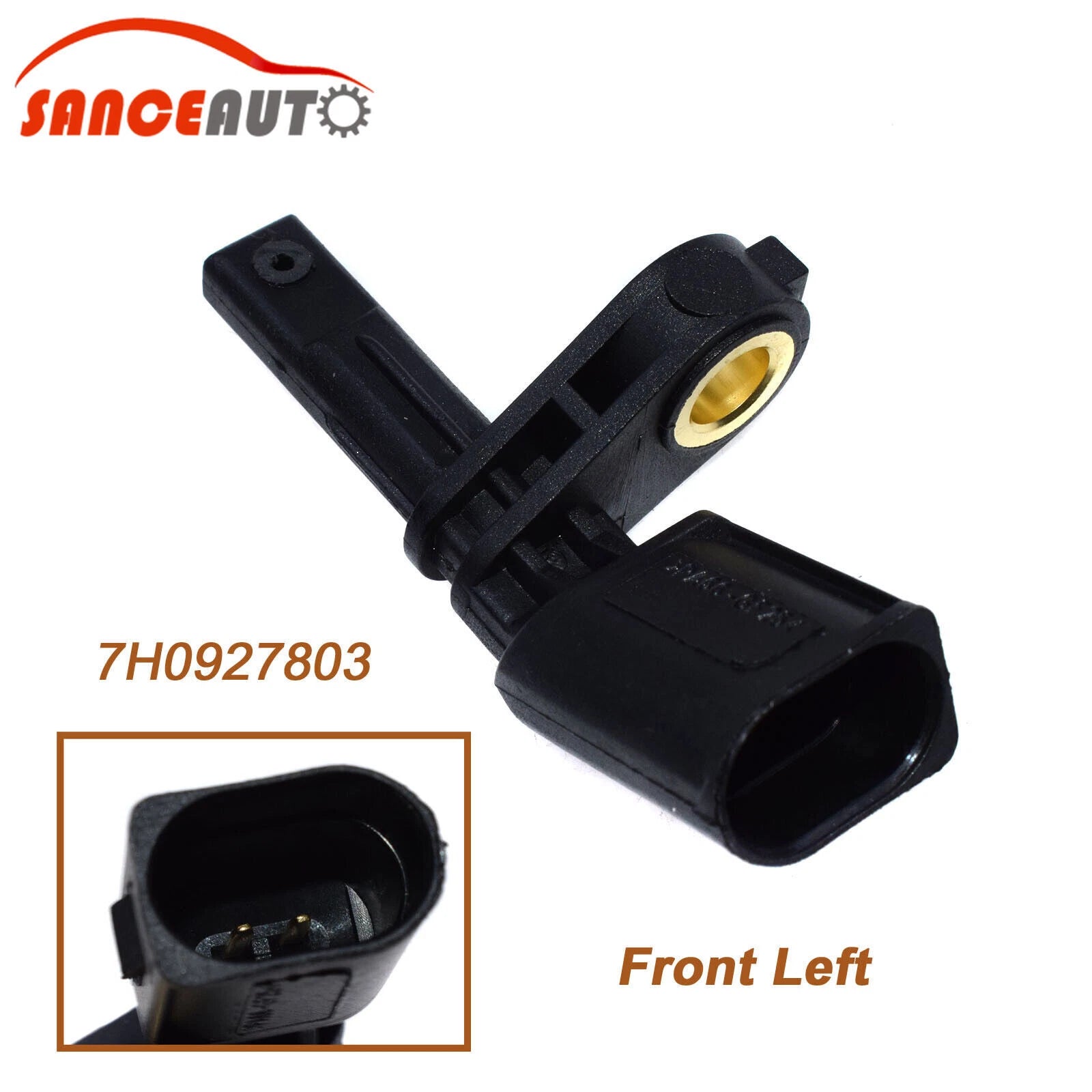 Front Left Wheel ABS Sensor For AUDI A3 TT VW Jetta Golf GTI Passat 7H0927803 6B93BC-57