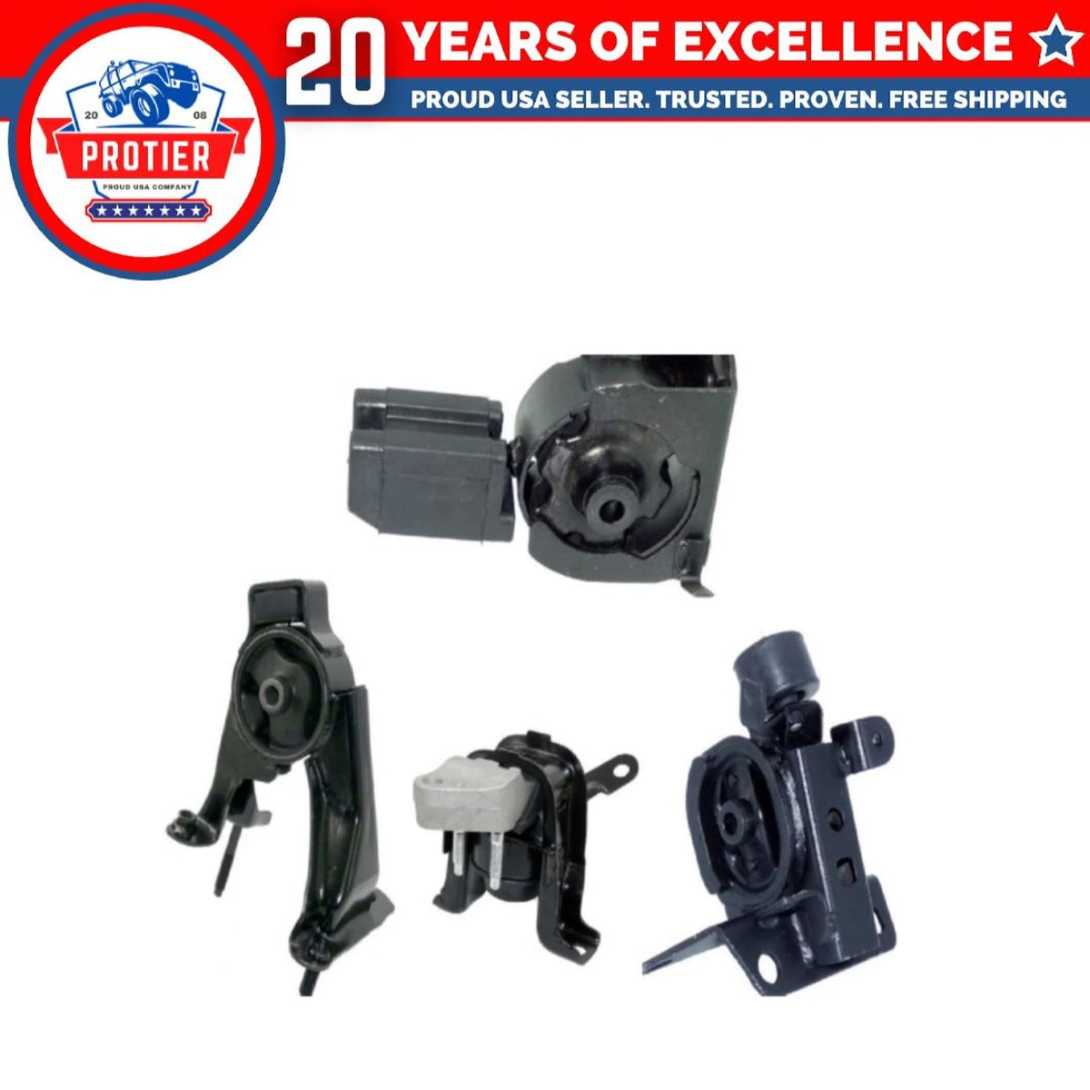 Engine Motor & Trans Mount set for 2003-2008 Toyota Corolla 1.8L Automatic 6B93BC-57