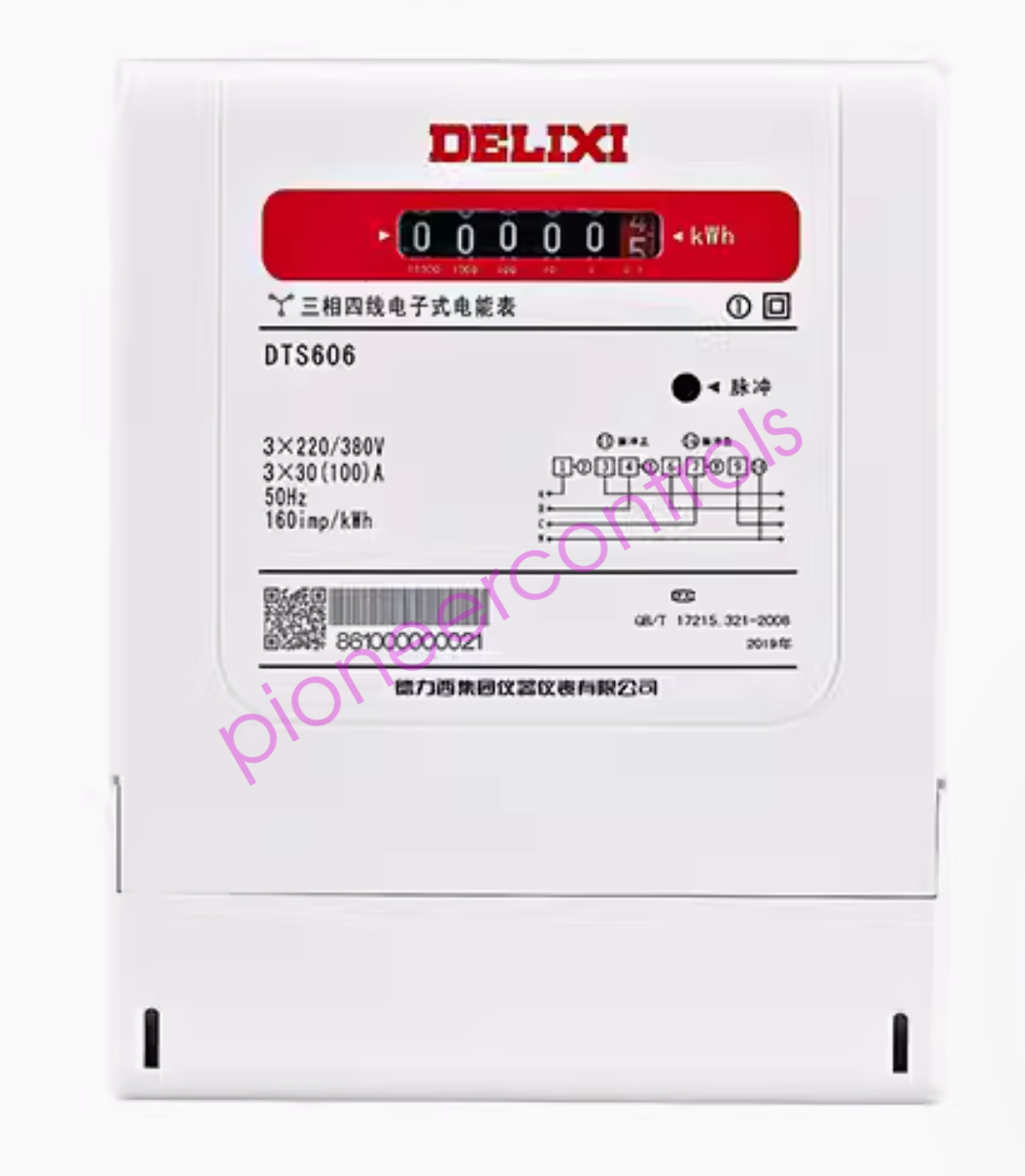 DELIXI Electric energy meter DTS606 1.5(6)A  pattern Mutual inductance type