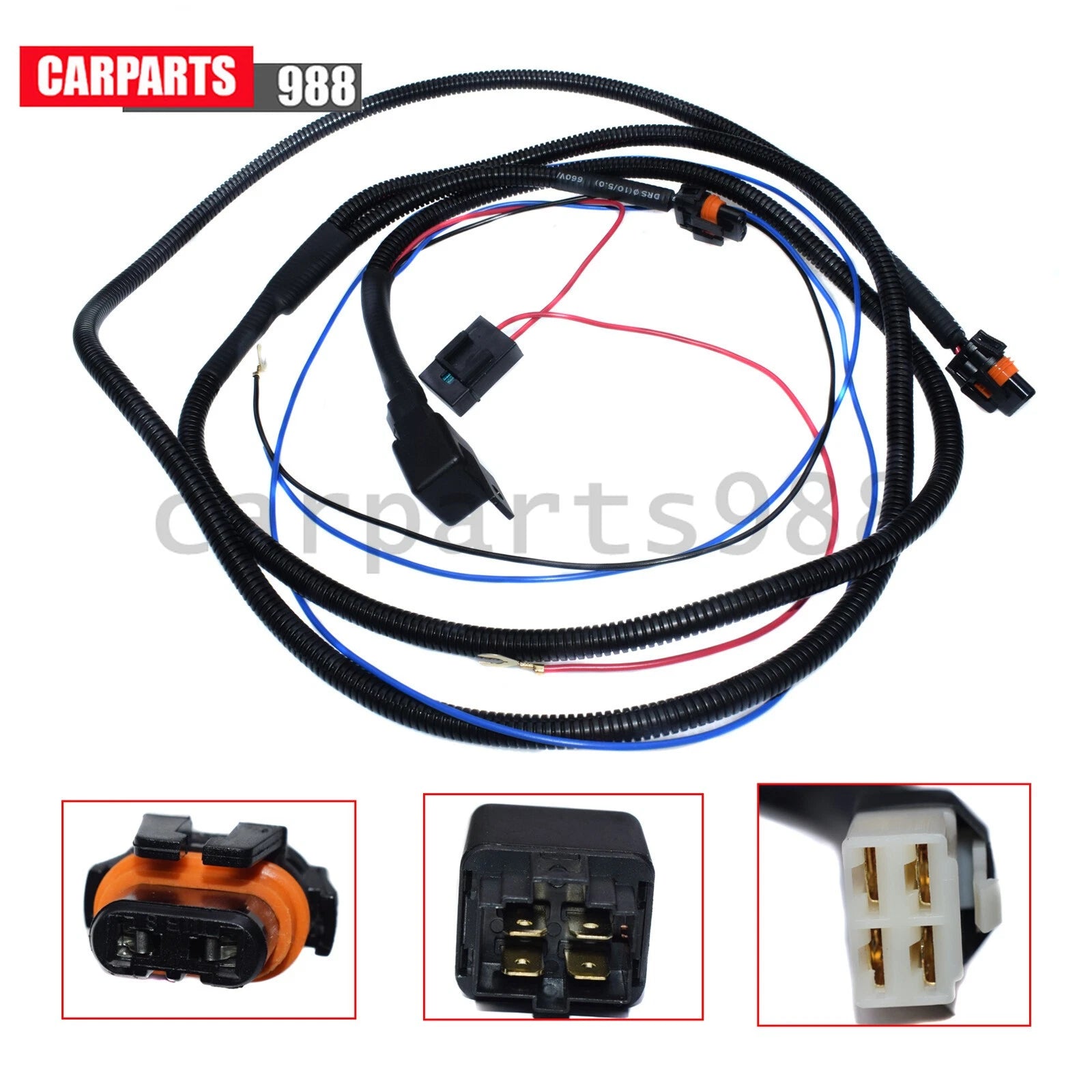 Fog Light Wiring Harness Fit For Chevy Silverado Classic 1500 2500 3500 C115-142 6B93BC-57