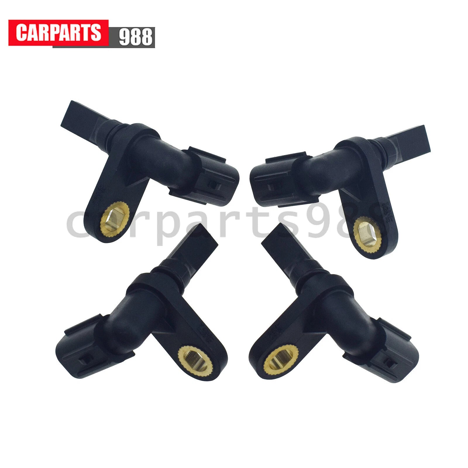 For 2007-17 Toyota Sequoia Tundra Front Rear ABS Wheel Speed Sensor & Connector 6B93BC-57