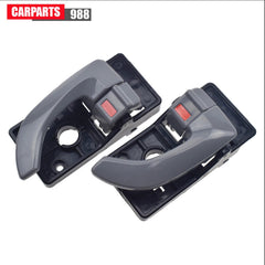 2Pcs Gray Interior Door Handle Left Right For 2005-09 Hyundai Tucson 826202E000 6B93BC-57