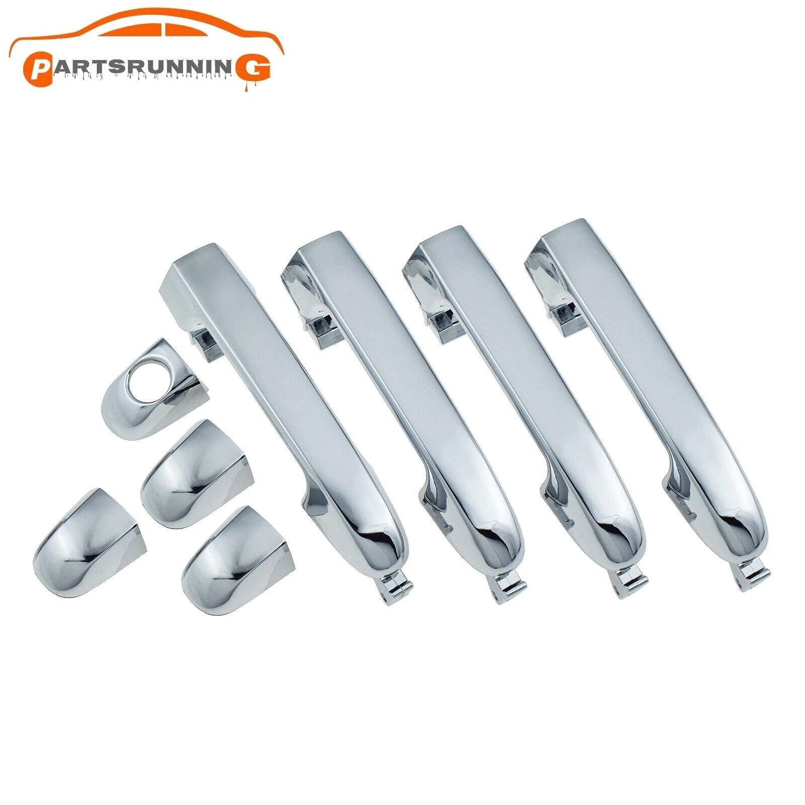 4PCS Chrome Front Rear LH RH Outside Door Handle For Kia Forte Cerato 2010-2013 6B93BC-57