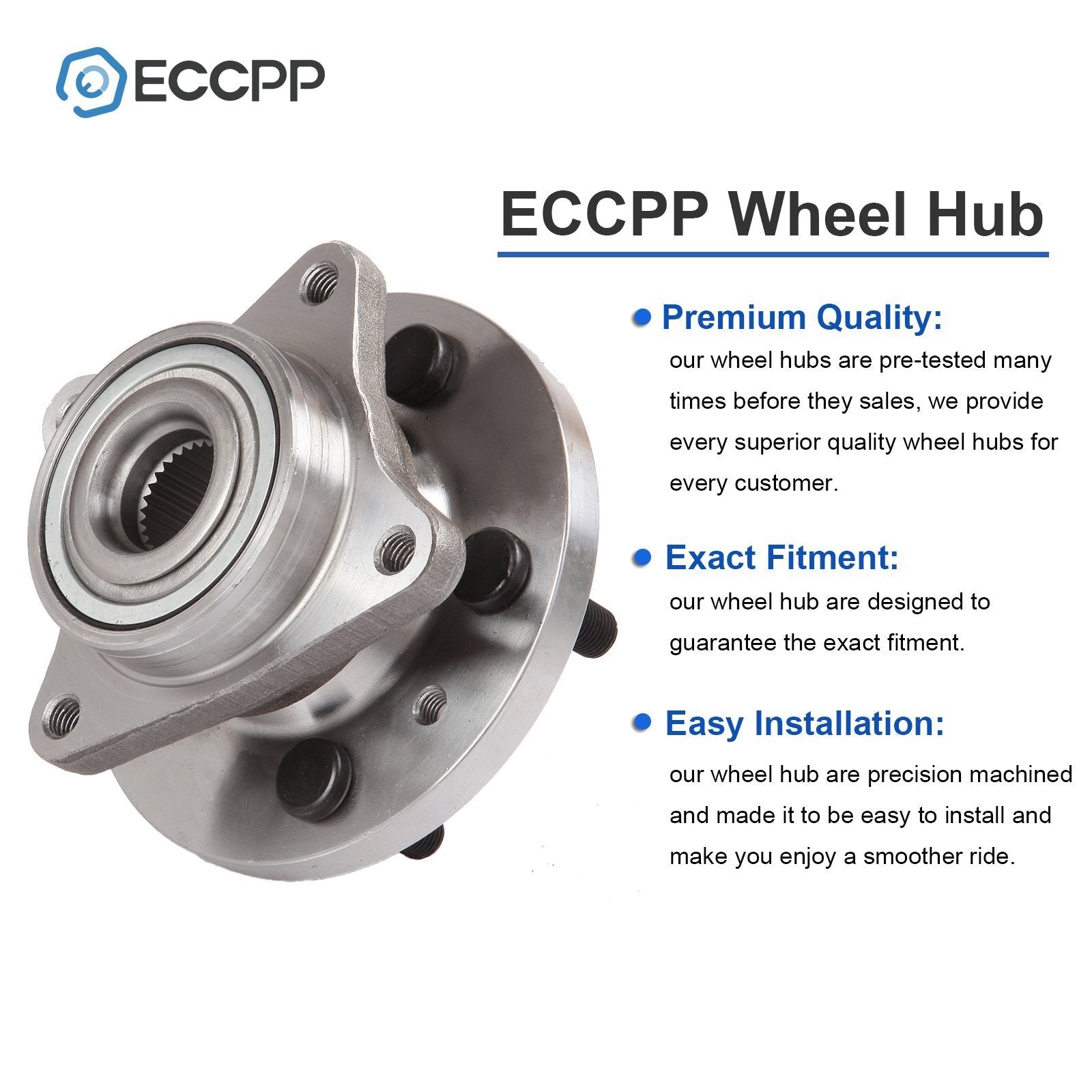 2Pcs Front Wheel Hub Bearings For Land Rover LR3 LR4 Range Rover Sport 2006-2013 6B93BC-57